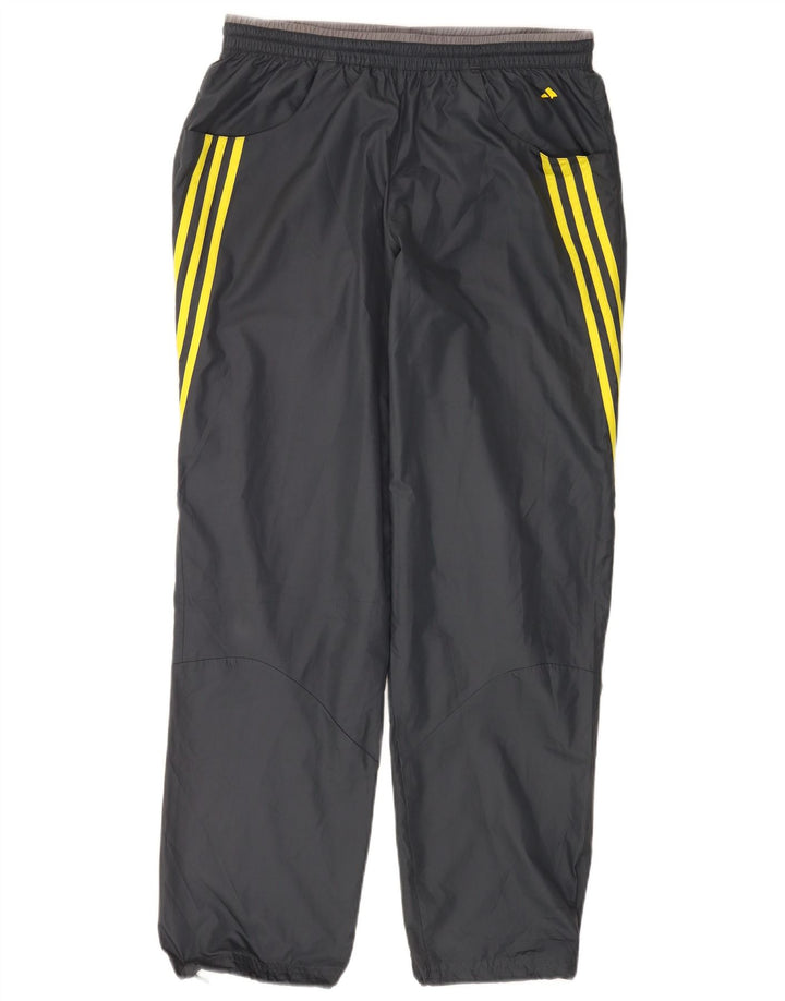 Adidas Hombre Pantalones De Chándal Joggers Gris Medio Poliéster