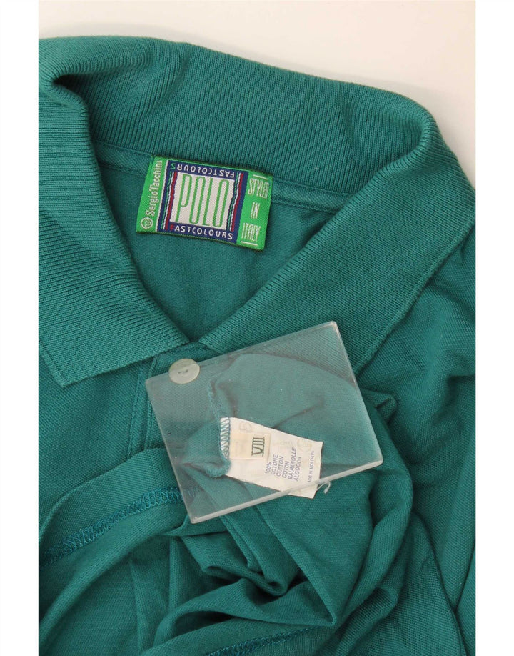 Sergio Tacchini Polo Hombre Grande Algodón Verde