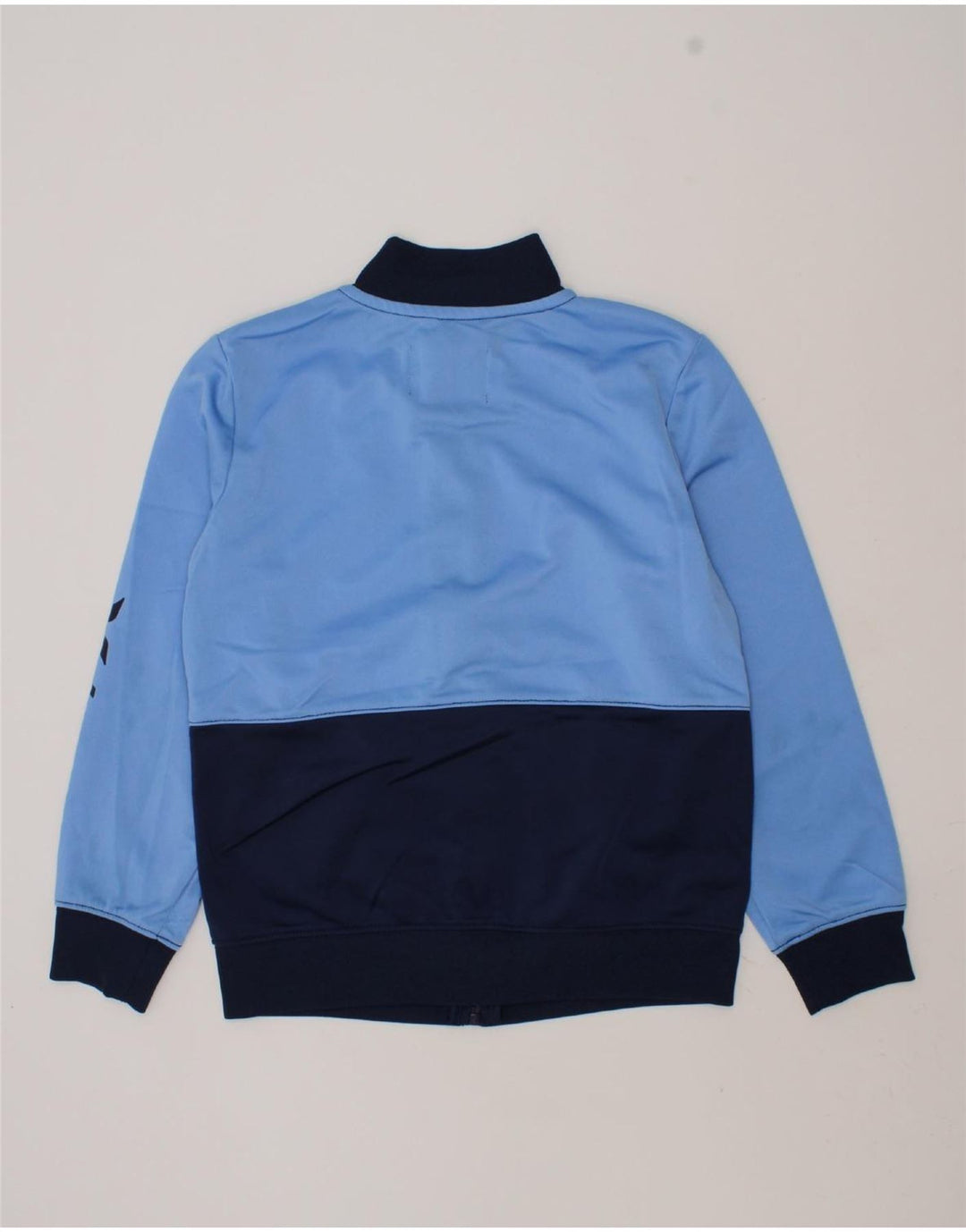 HURLEY Boys Graphic Tracksuit Top Jacket 6-7 Years Blue Colourblock Vintage Hurley and Second-Hand Hurley from Messina Hembry 