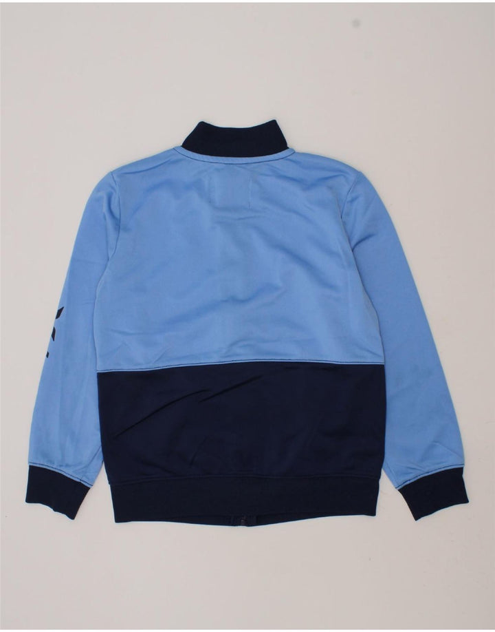 HURLEY Boys Graphic Tracksuit Top Jacket 6-7 Years Blue Colourblock Vintage Hurley and Second-Hand Hurley from Messina Hembry 