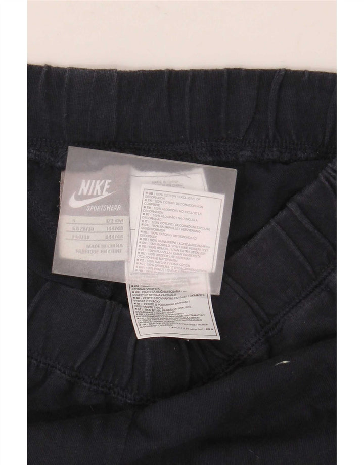 Nike - Pantalones de chándal para hombre, talla pequeña, algodón azul marino
