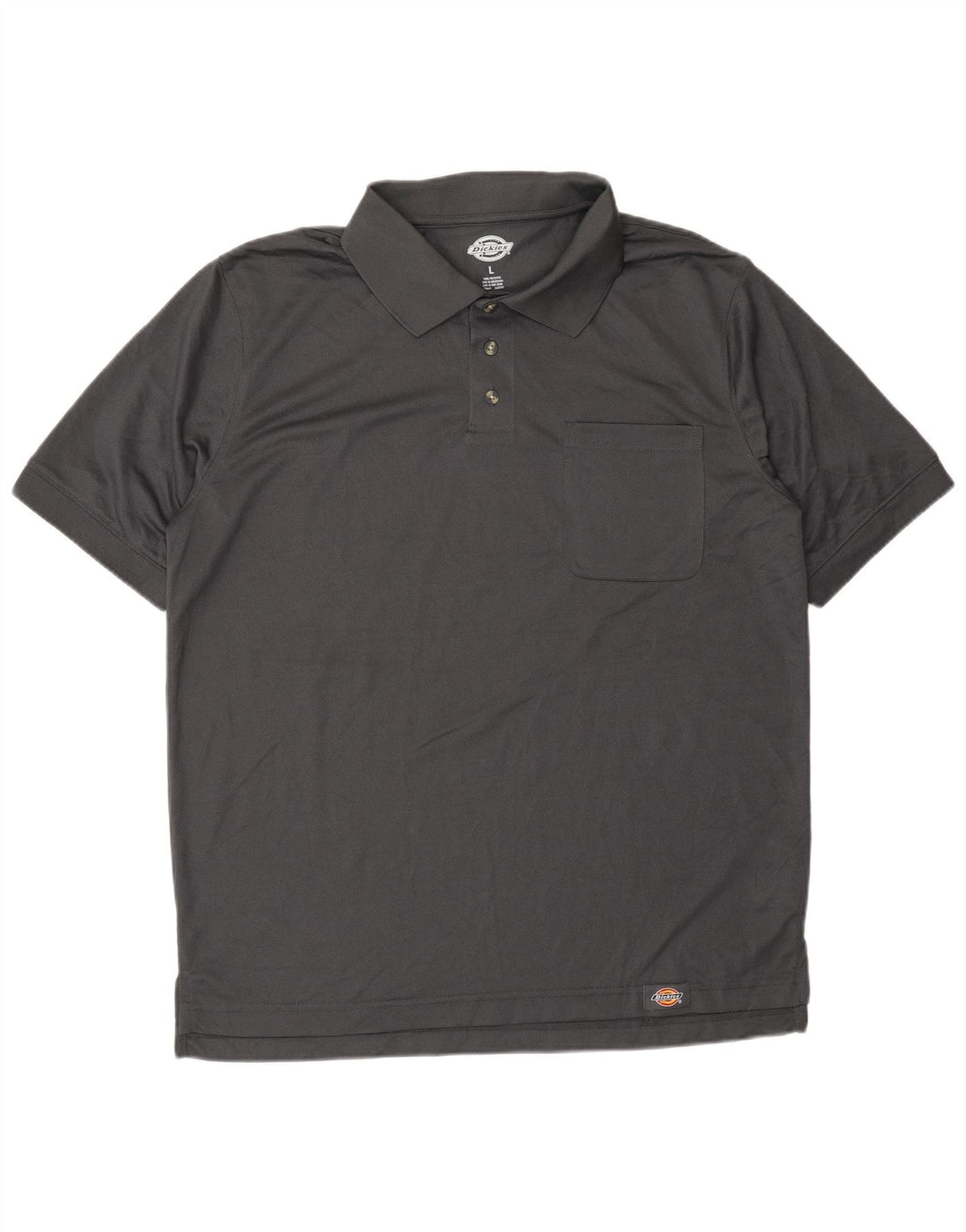 DICKIES Polo Hombre Grande Gris Poliéster