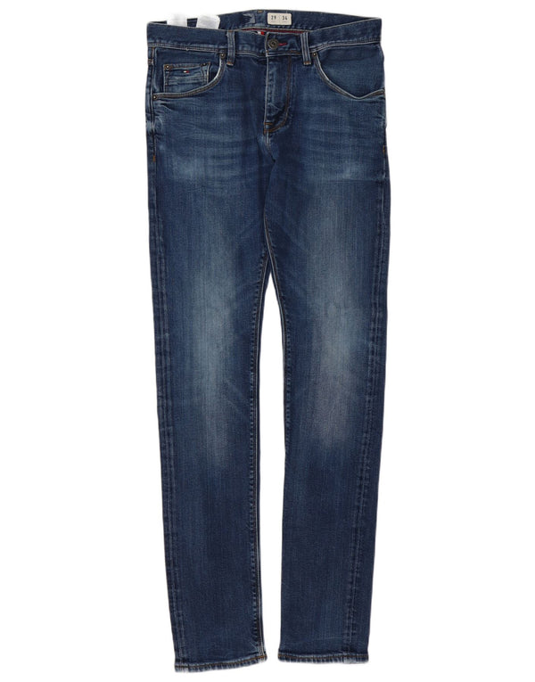 TOMMY HILFIGER Vaqueros pitillo para hombre W29 L34 Algodón azul