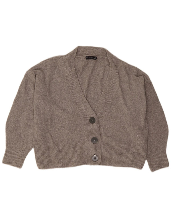 Marks & Spencer Suéter tipo cárdigan extragrande para mujer UK 18 XL Algodón gris