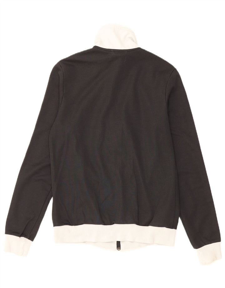 ADIDAS Chaqueta superior de chándal para mujer EU 36 Small Black Colourblock Cotton