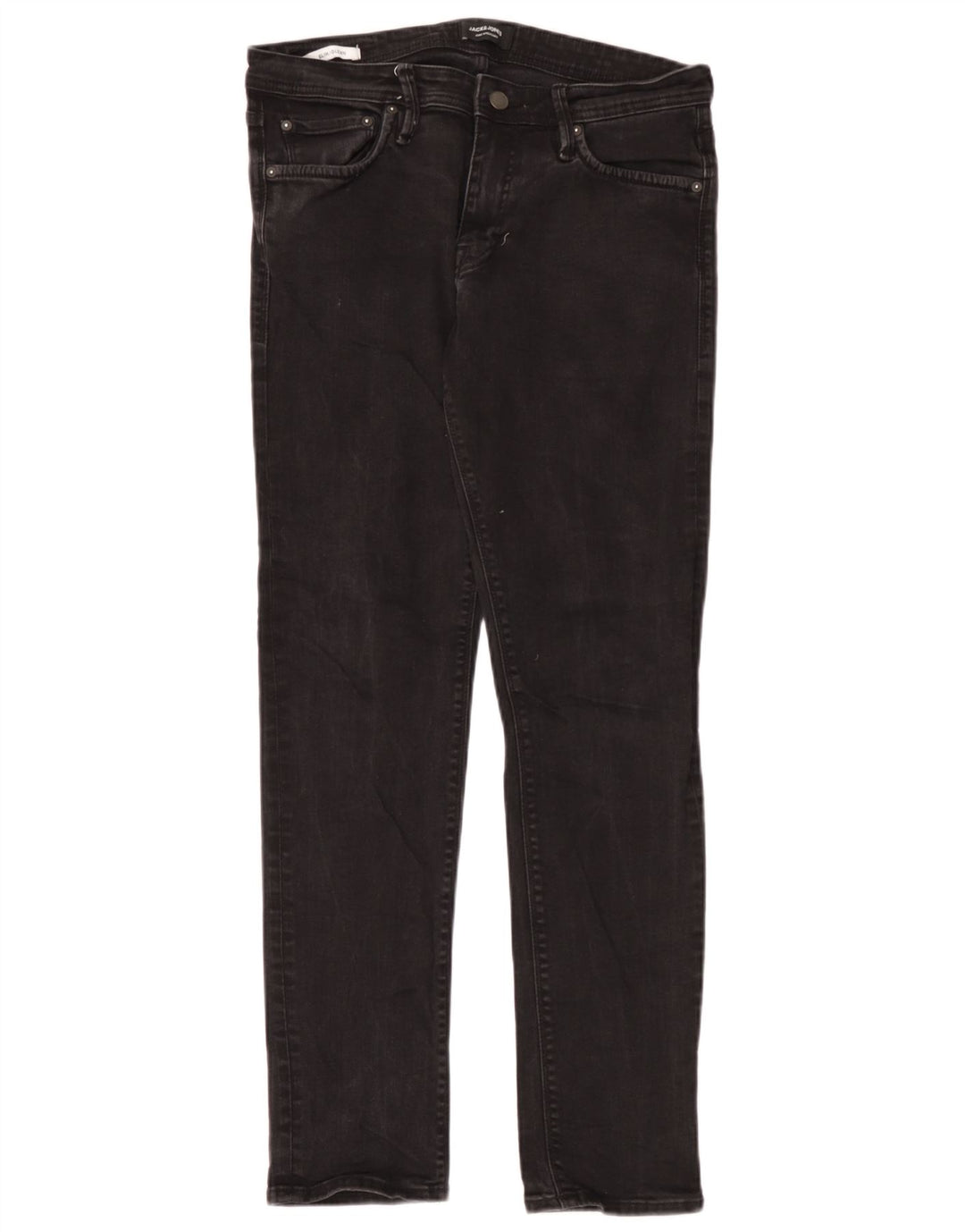 Jack & Jones Hombre GLENN Slim Jeans W33 L32 Algodón Negro
