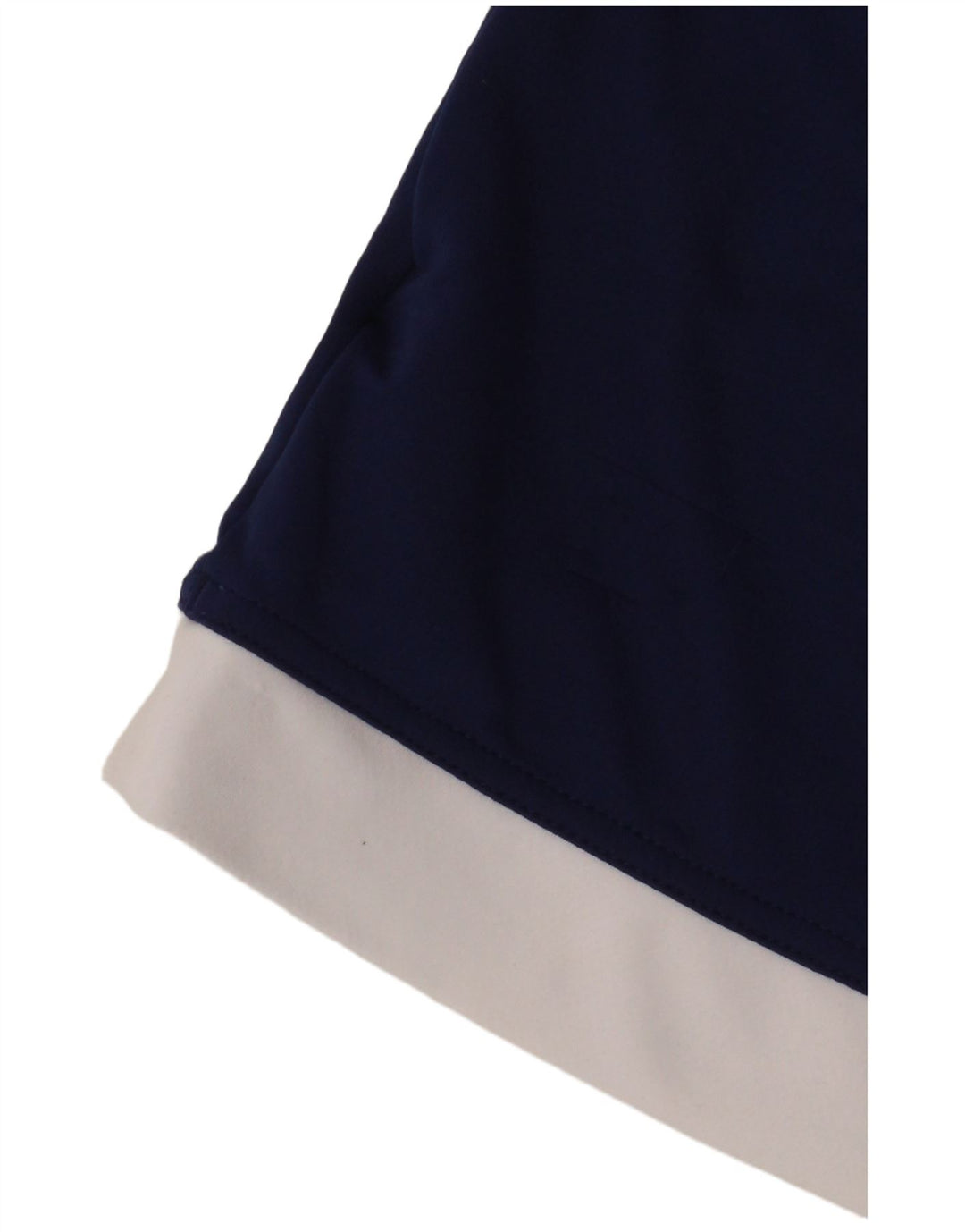 Adidas Hombre Climalite Camiseta Top Medio Azul Marino Colorblock Poliéster