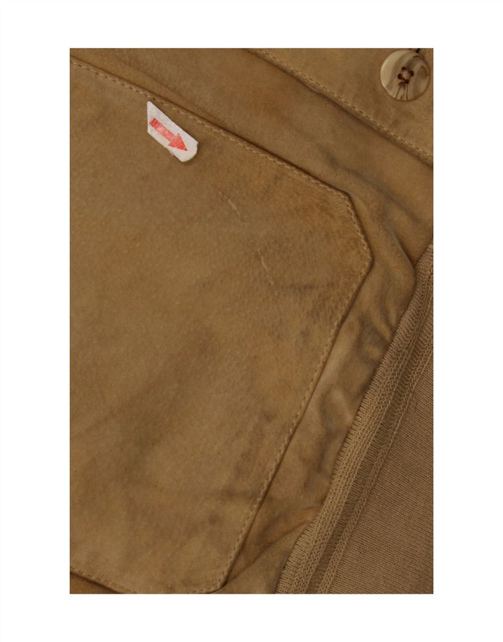 Conbipel Chaqueta bomber de ante para hombre IT 56 2XL Cuero beige