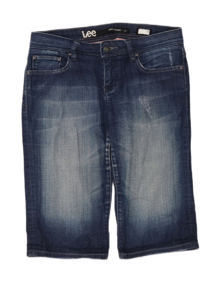 LEE Pantalones cortos de mezclilla para mujer US 11 Grande W30 Algodón azul
