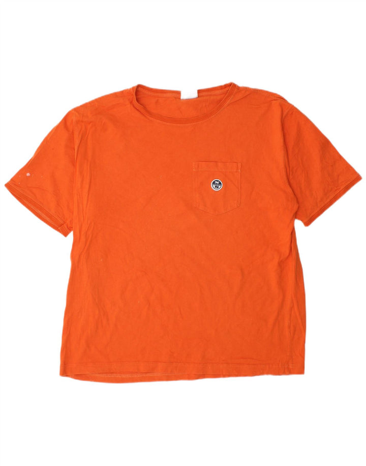 NORTH SAILS Camiseta para hombre Top 2XL Naranja Algodón