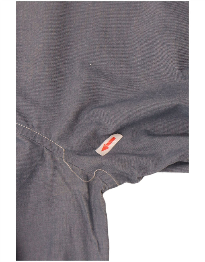 Camisa para hombre French Connection Grande de algodón azul
