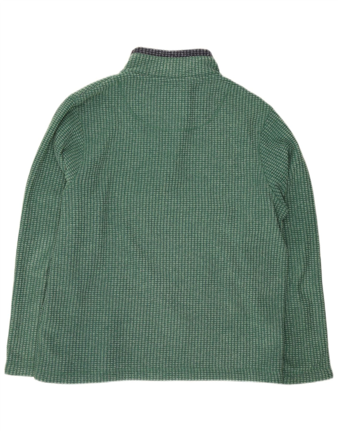 Weird Fish Jersey Polar Hombre con Cremallera y Cuello XL Poliéster Verde