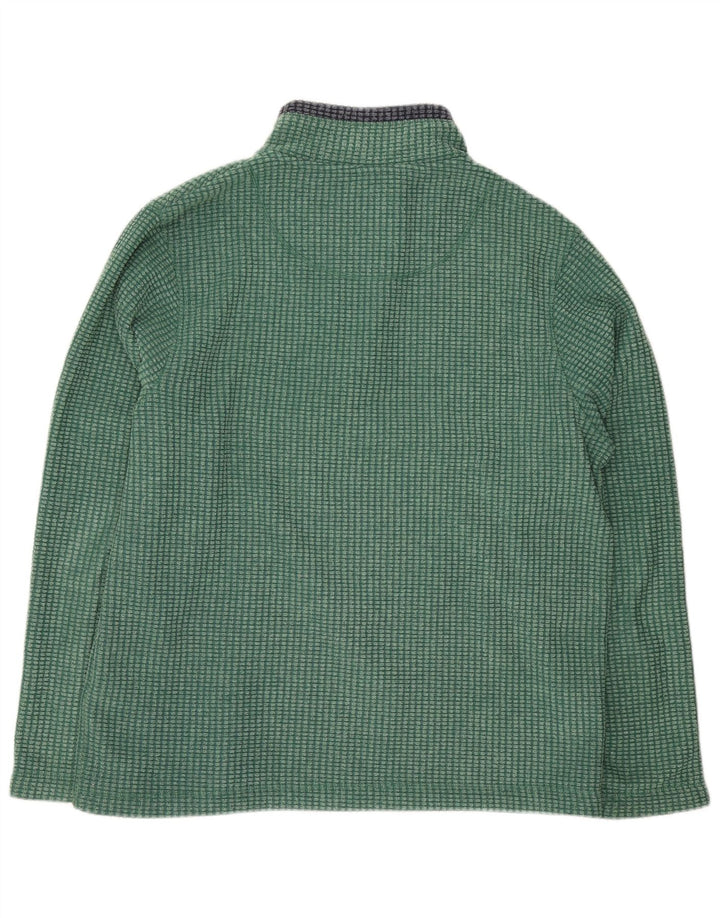 Weird Fish Jersey Polar Hombre con Cremallera y Cuello XL Poliéster Verde