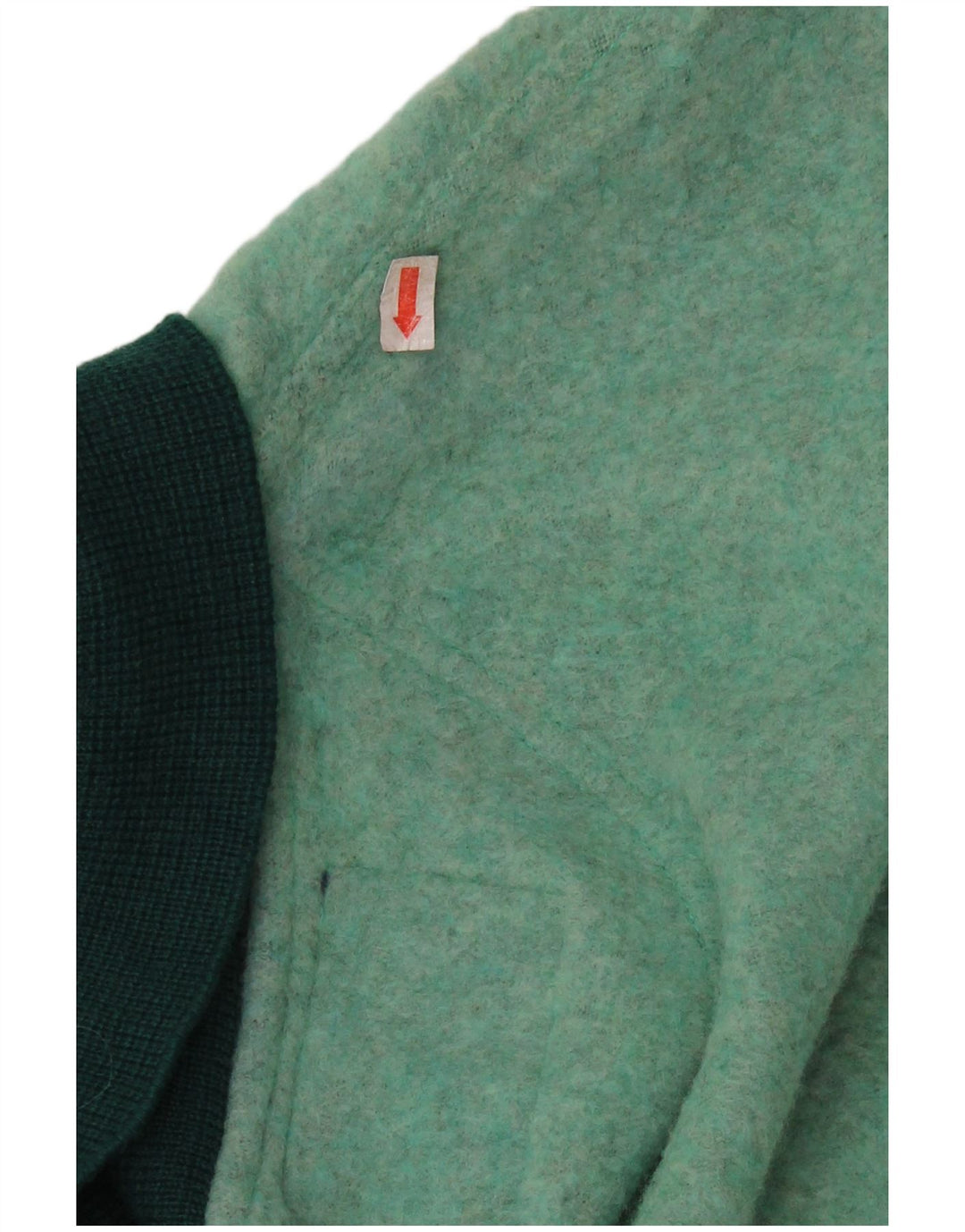 DIADORA Jersey tipo polo con cuello tipo polo de lana verde grande para hombre