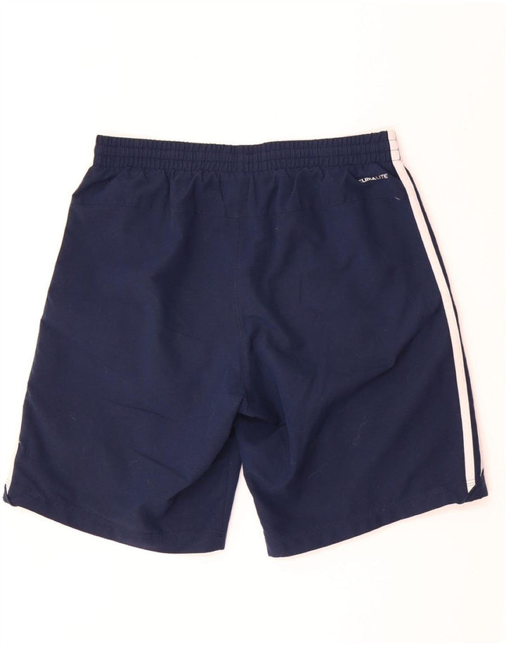 ADIDAS Mens Climalite Sport Shorts Pequeño Azul Marino Poliéster