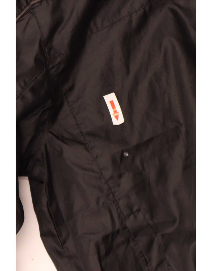 Umbro Chaqueta impermeable con capucha para niños 11-12 años Grande Poliéster negro