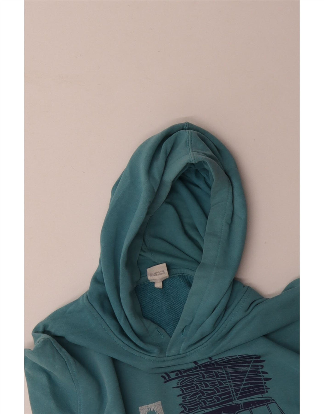 SALTROCK Jersey con capucha gráfico para hombre de algodón azul medio