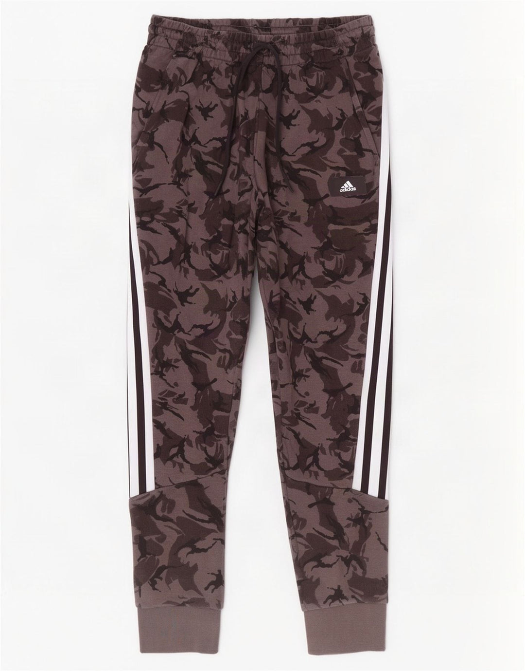 Adidas Hombre Pantalones De Chándal Joggers Gris Medio Camuflaje Algodón