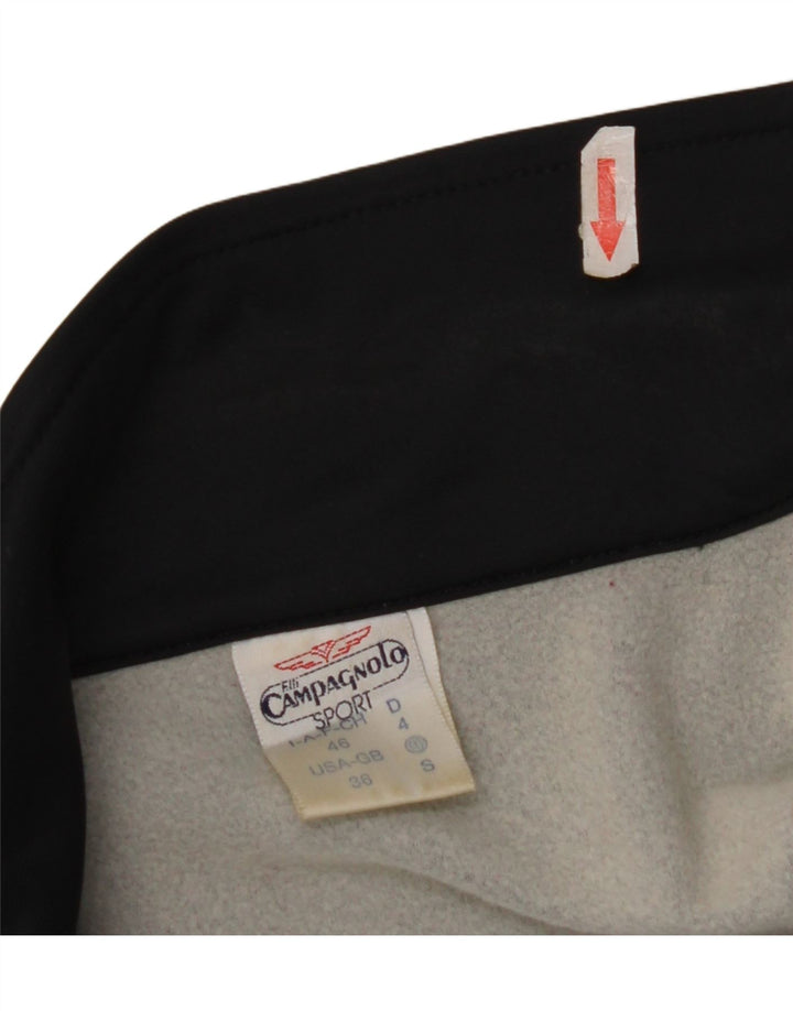 F.LLI Campagnolo Chaqueta de chándal para hombre UK 36 Small Black Colourblock