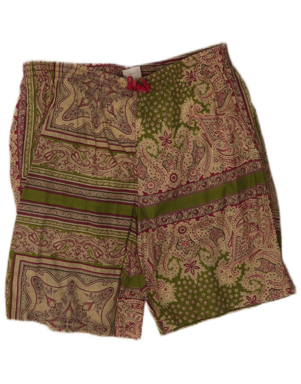 Allen Cox - Bañador para hombre, talla 2XL, algodón verde paisley