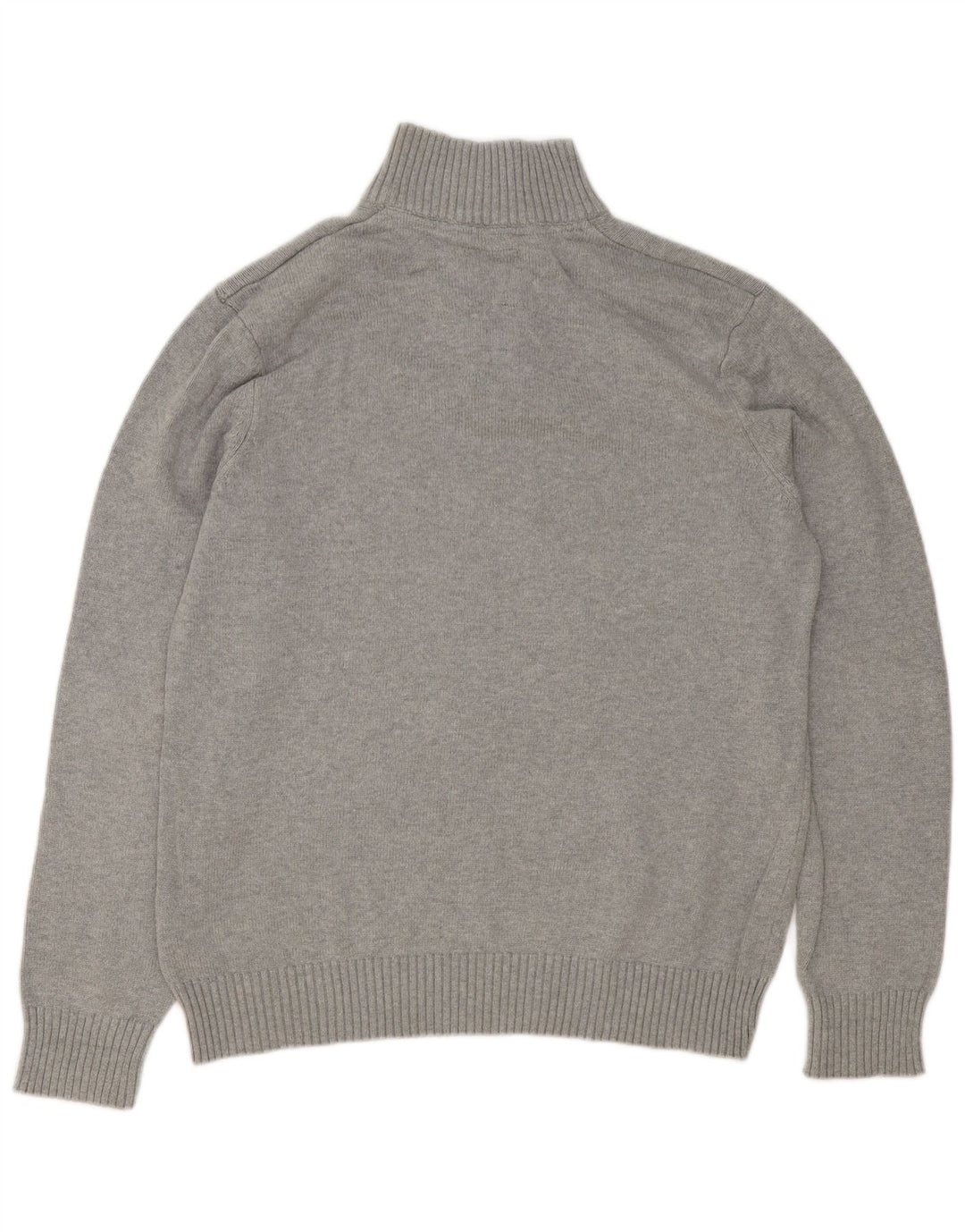 Crew Clothing - Jersey con cuello y botones para hombre, talla grande, algodón gris