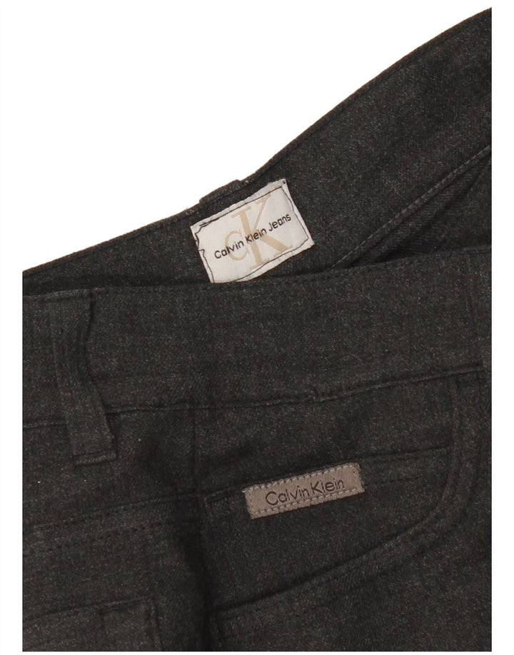 Calvin Klein Pantalones Casuales Bootcut para Mujer W28 L31 Gris