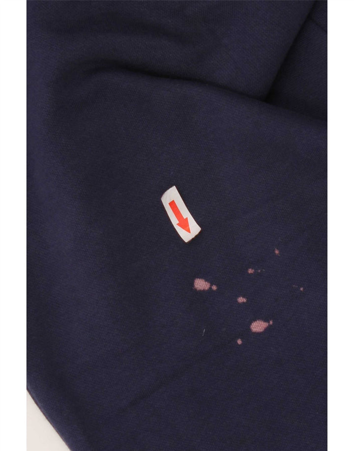 Puma - Pantalón de chándal para hombre, talla grande, algodón azul marino
