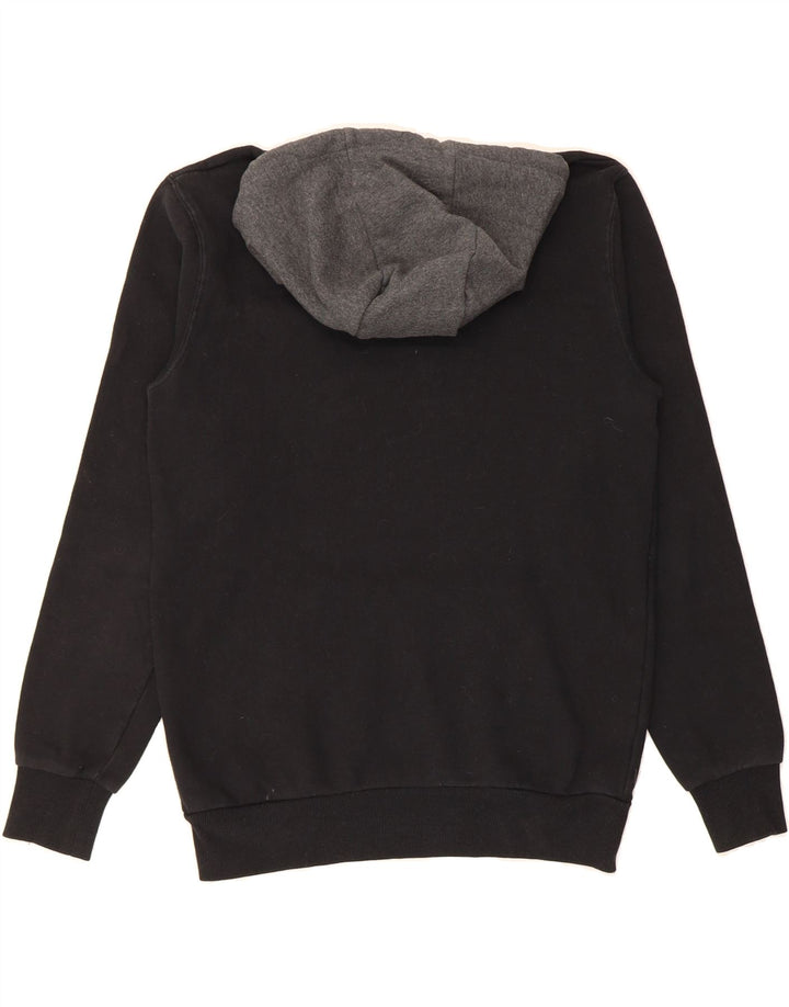 ELLESSE Mens Hoodie Jumper Small Black Cotton Vintage Ellesse and Second-Hand Ellesse from Messina Hembry 