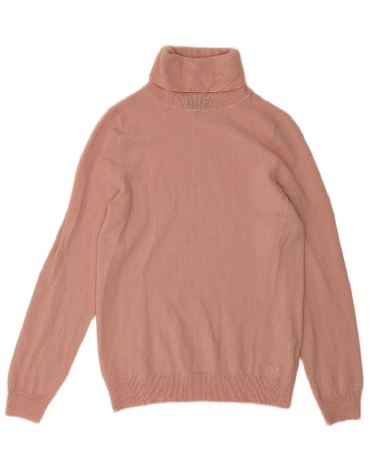 Crew Clothing - Jersey con cuello vuelto para mujer, talla 40, talla M, color rosa