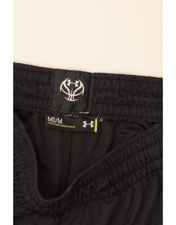 Under Armour Pantalones cortos deportivos para hombre mediano negro