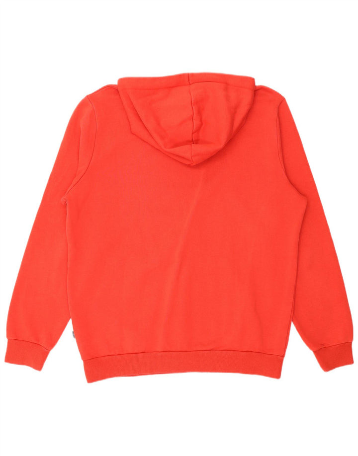 Puma Hombre Sudadera Con Capucha Gráfica Jersey De Algodón Rojo Medio
