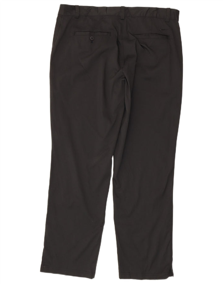 Pantalón chino recto Dri Fit para hombre Nike W35 L30 Poliéster negro