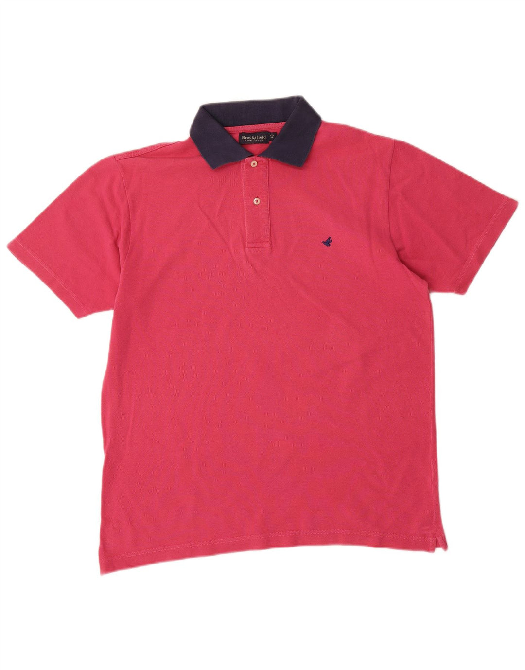 Brooksfield Polo de rugby para hombre IT 48 Small Pink