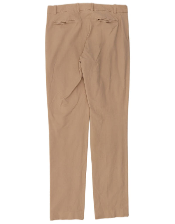J. CREW Pantalones de traje ajustados Maddie para mujer US 6 Medium W30 L32 Algodón beige
