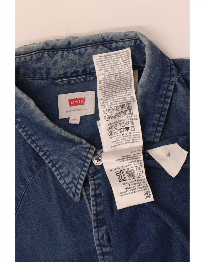 Camisa Levi's Hombre Denim XL Algodón Azul