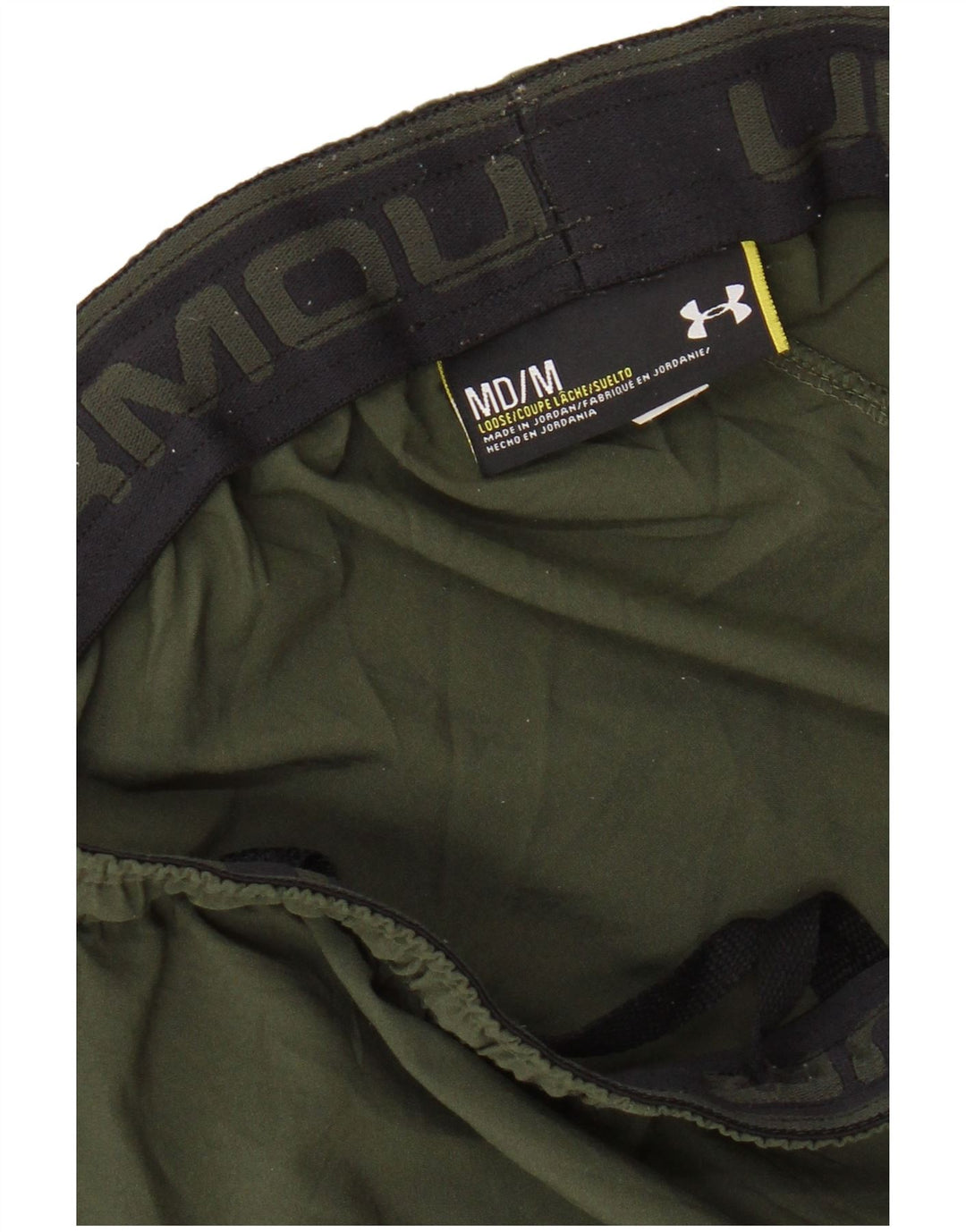 UNDER ARMOUR Pantalones cortos deportivos para hombre Caqui mediano