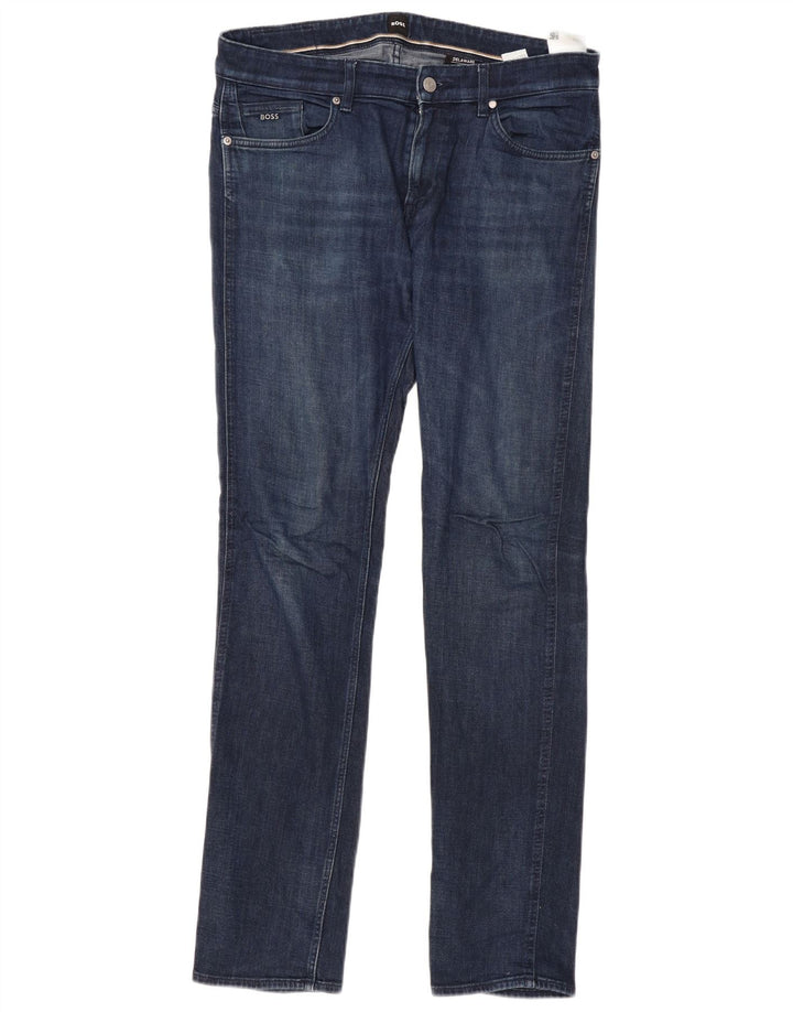 HUGO BOSS Vaqueros slim Delaware para hombre W34 L32 Algodón azul