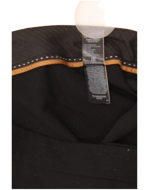 Marks & Spencer Pantalones Casuales para Mujer UK 10 Small W30 L27 Black Classic
