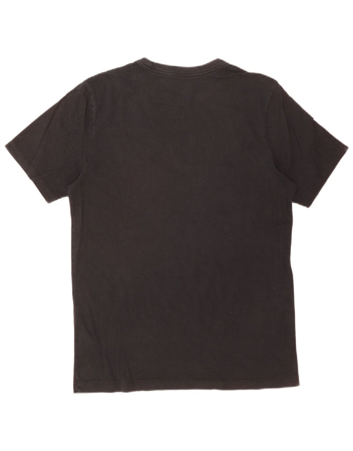 Nike Camiseta gráfica para hombre Top mediano de algodón negro