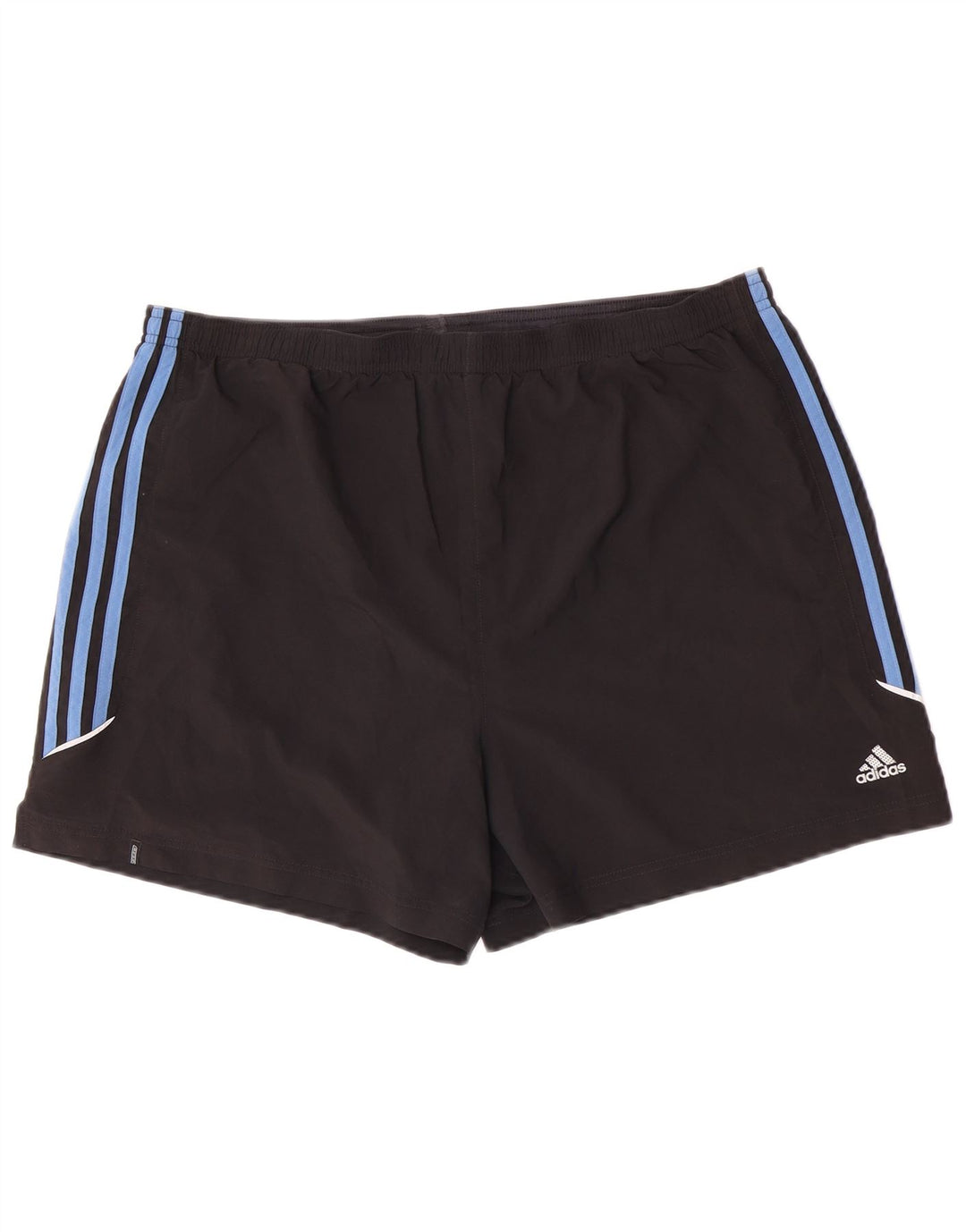 Adidas - Pantalones cortos deportivos para hombre, talla grande, color negro, poliéster