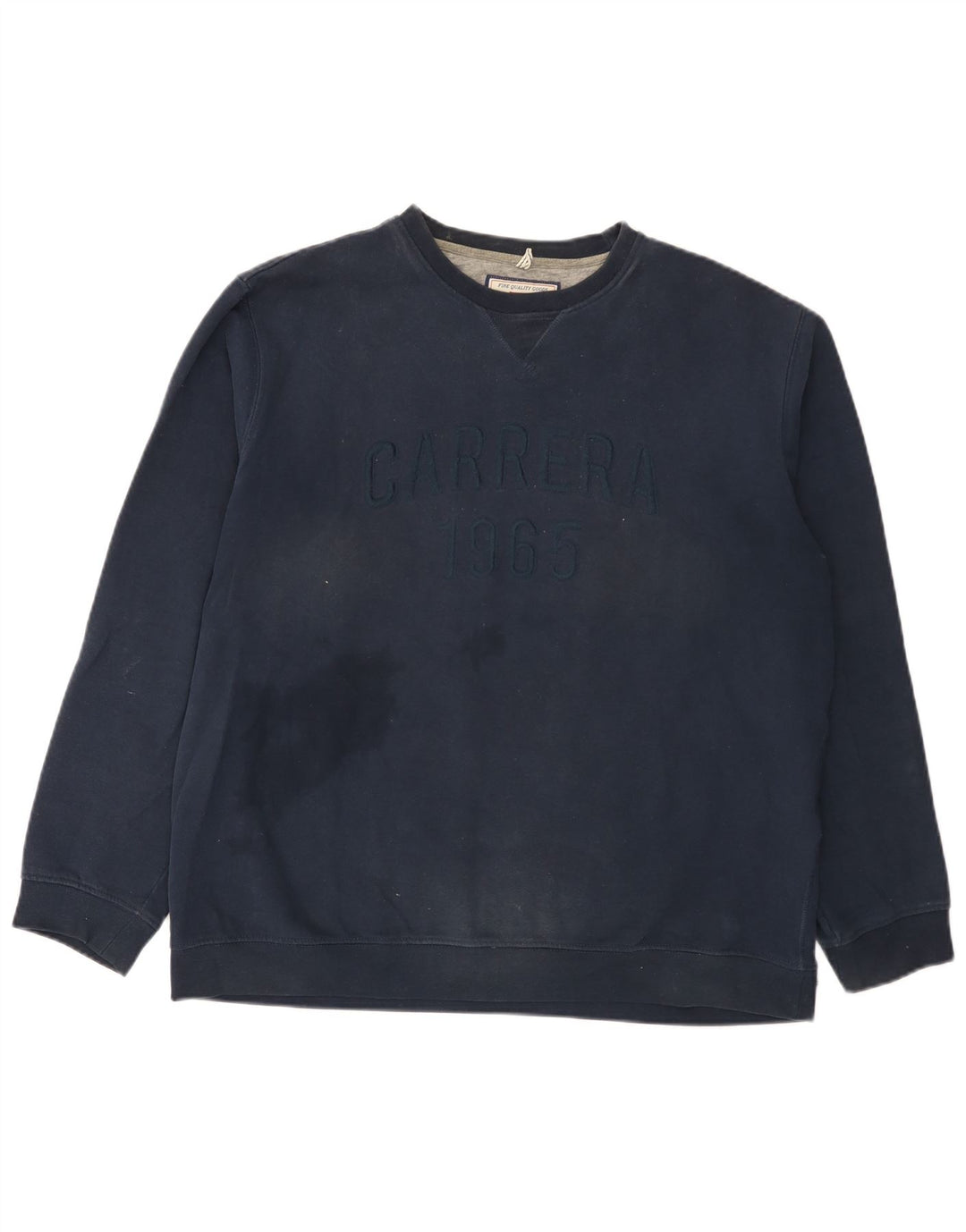 Carrera Sudadera gráfica para hombre Jumper 2XL Algodón azul marino