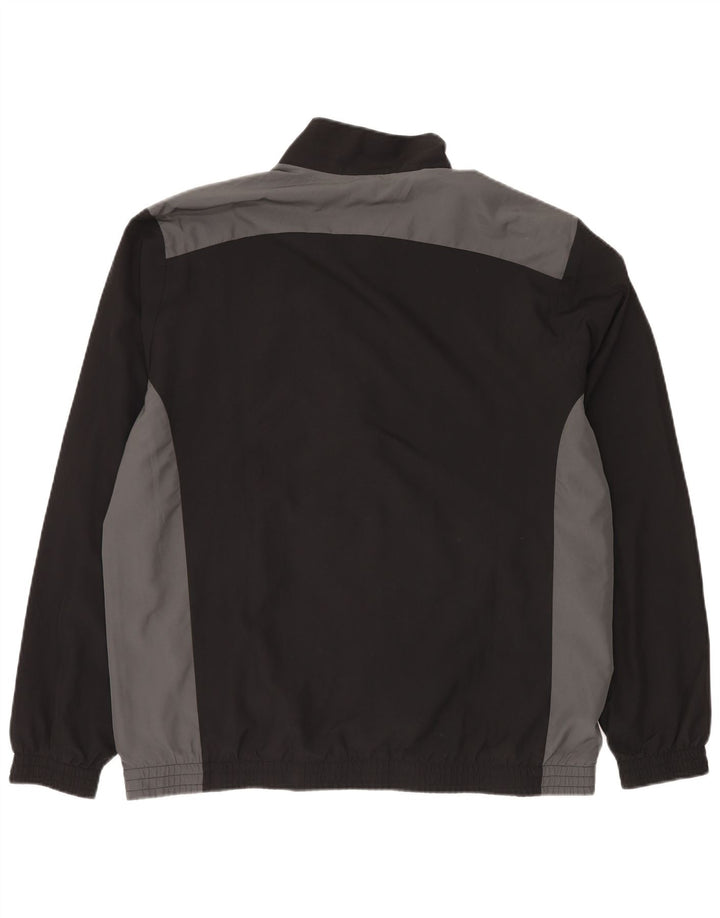 PUMA Chaqueta de chándal para hombre XL Poliéster color block negro
