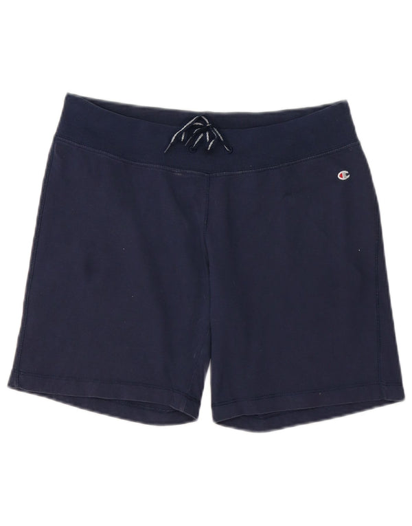 Champion Pantalones cortos deportivos para mujer UK 10 Small Azul marino Deportes
