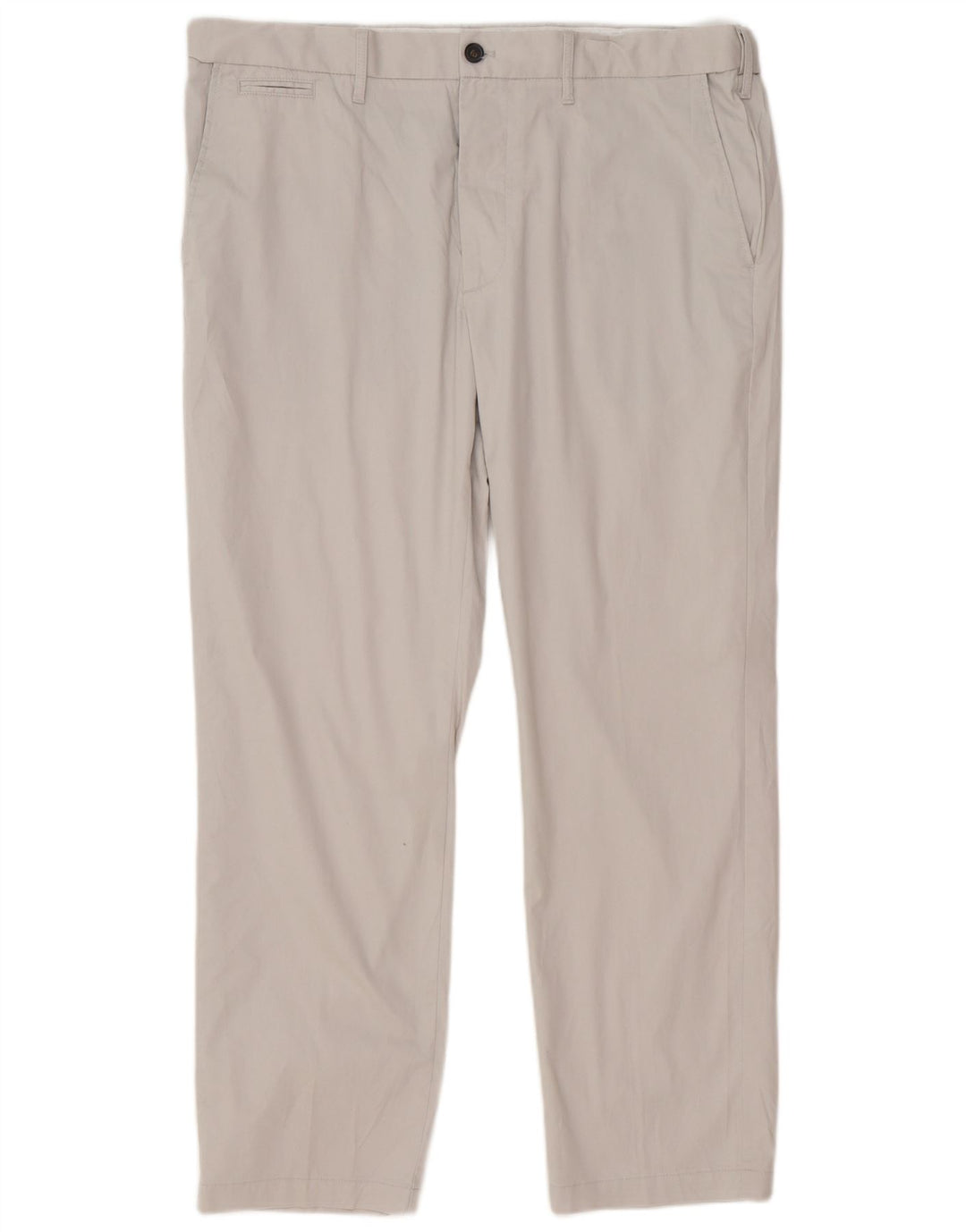 Marks & Spencer Pantalones chinos de corte regular para hombre W38 L29 Algodón gris