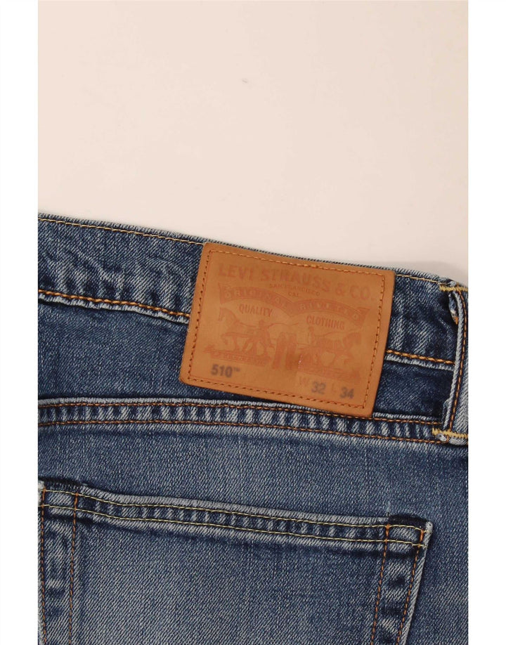 Levi's Vaqueros pitillo 510 para hombre W32 L34 Azul