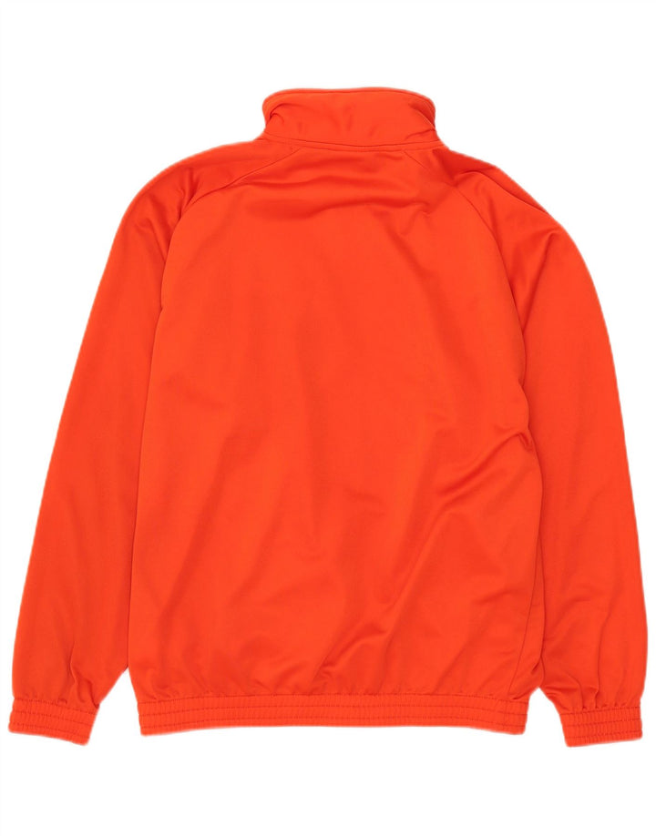Chaqueta superior de chándal vintage para hombre IT 48 Poliéster color naranja medio