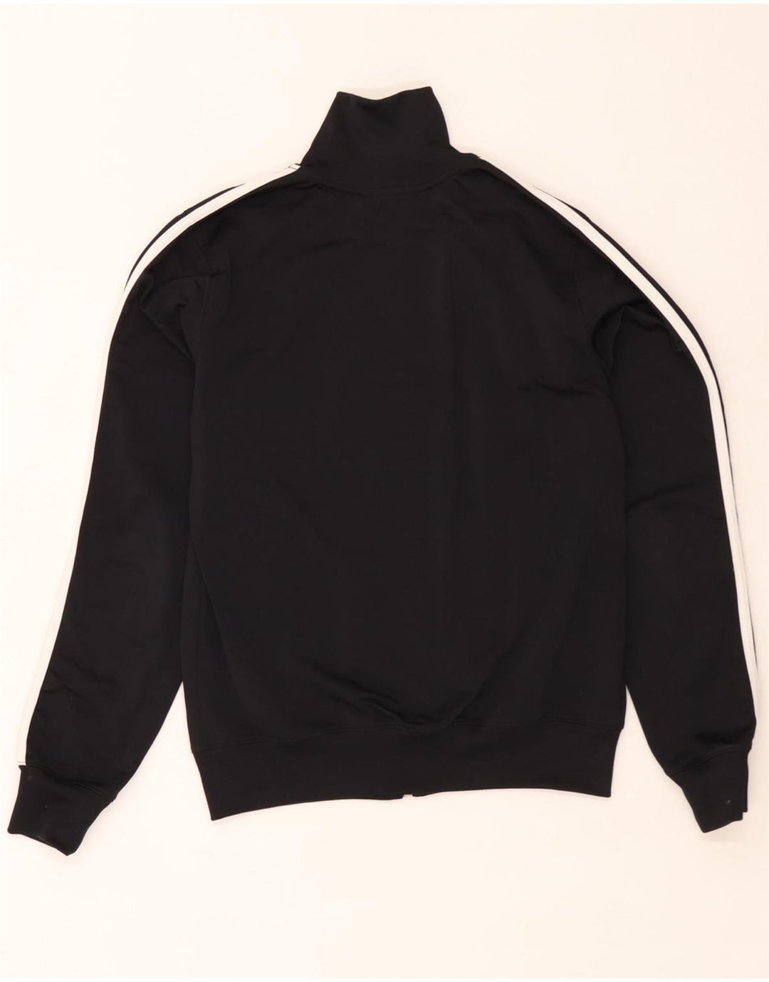 Converse Hombres Chándal Top Chaqueta Pequeña Poliéster Negro