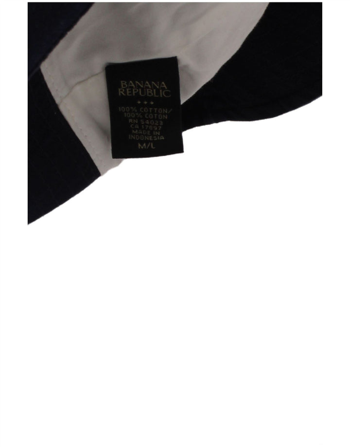 Banana Republic - Gorro de pescador para hombre, tamaño mediano/grande, algodón azul marino