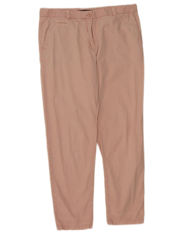 Marks & Spencer Pantalones Chinos Rectos para Mujer UK 40 Large W34 L28 Rosa