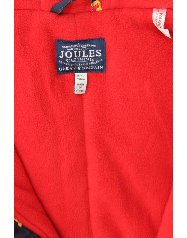 JOULES Mono exterior con capucha para niño 2-3 años Azul marino Estampado animal